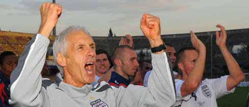 Paul Fairclough celebrates